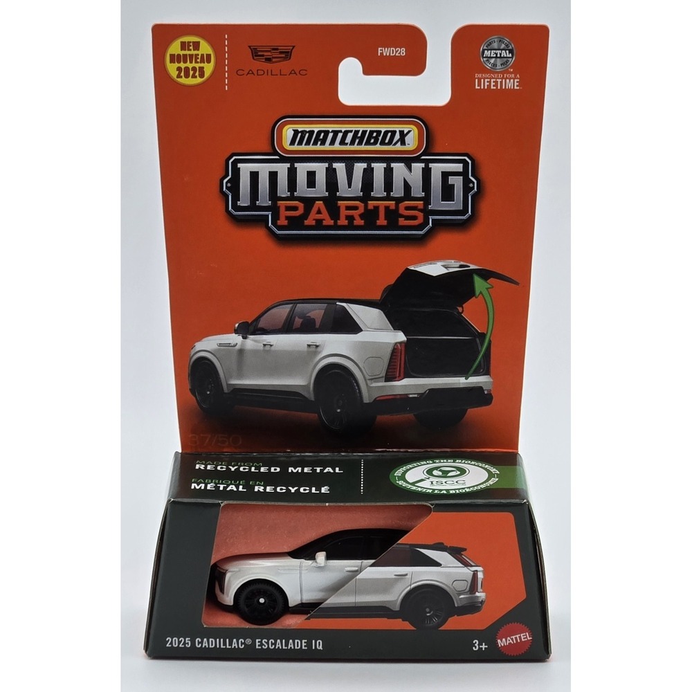 Matchbox Moving Parts 2025 Cadillac Escalade IQ 1:64 Diecast Car Model